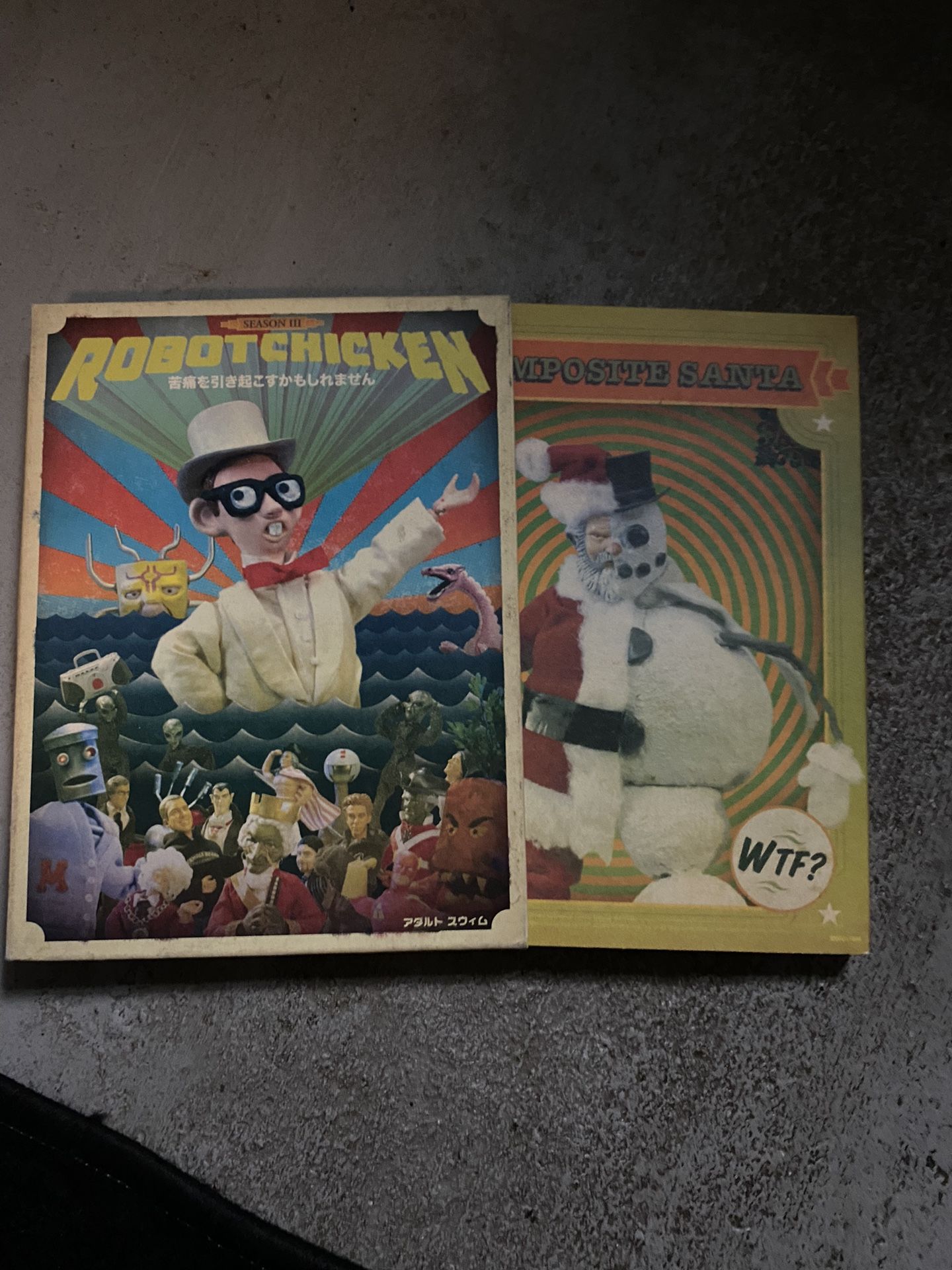 Robot chicken DVDs