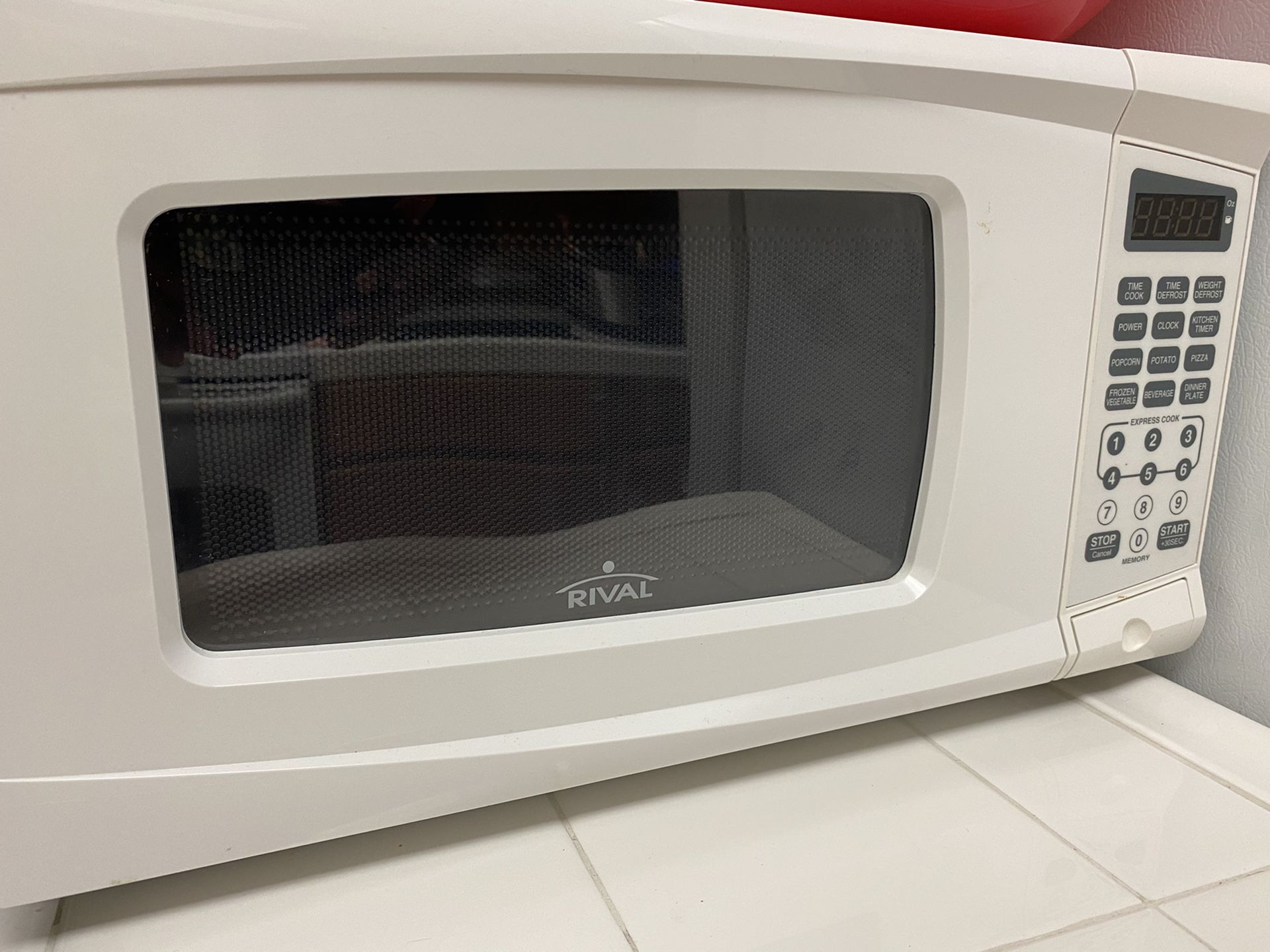 White microwave