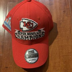 New Kansas City Chiefs New Era 39Thirty Super Bowl LIV Hat Cap Red