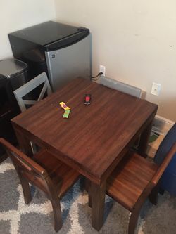 Small table and chairs