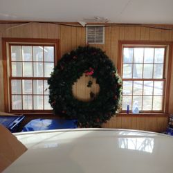 2 Huge Outdoor House Wreaths