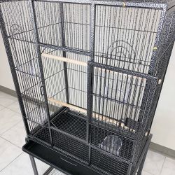 New in Box $95 Large 53-inch Parrot Bird Cage Rolling Stand for Parakeet, Cockatiel, Finch, Lovebird