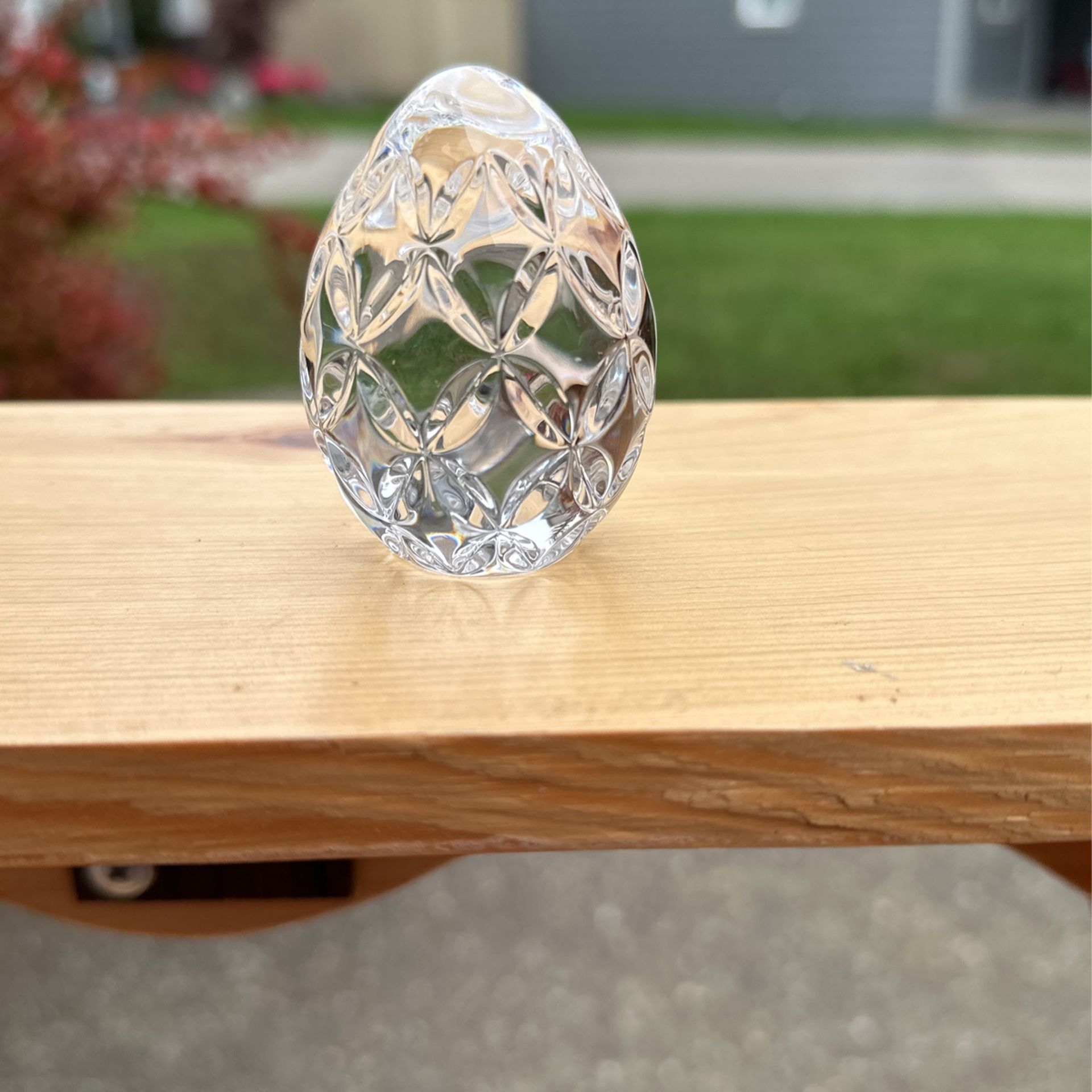 Beautiful Waterford Crystal Clear Egg