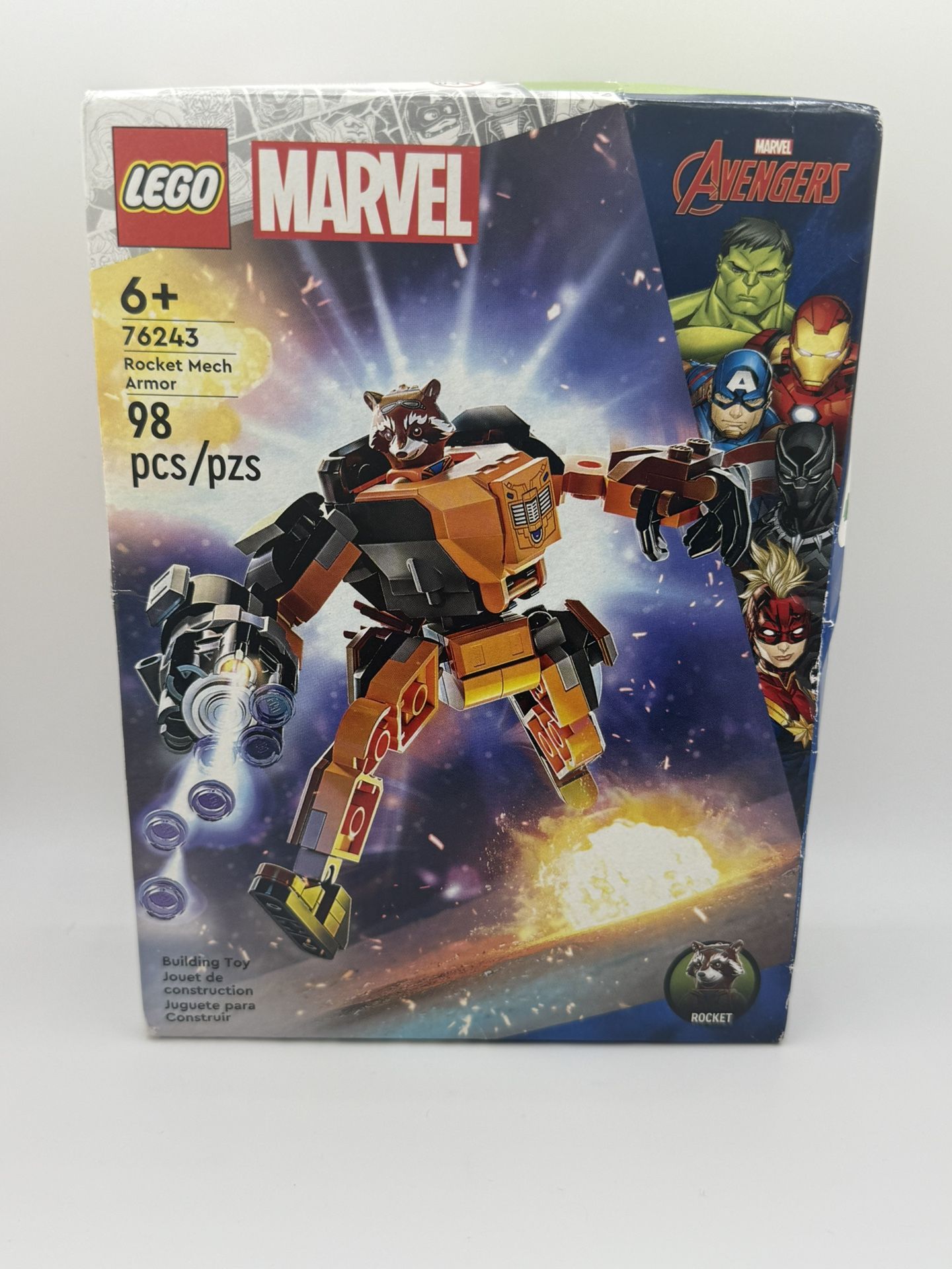 LEGO 76243 Marvel Avengers Rocket Mech Armor Retired