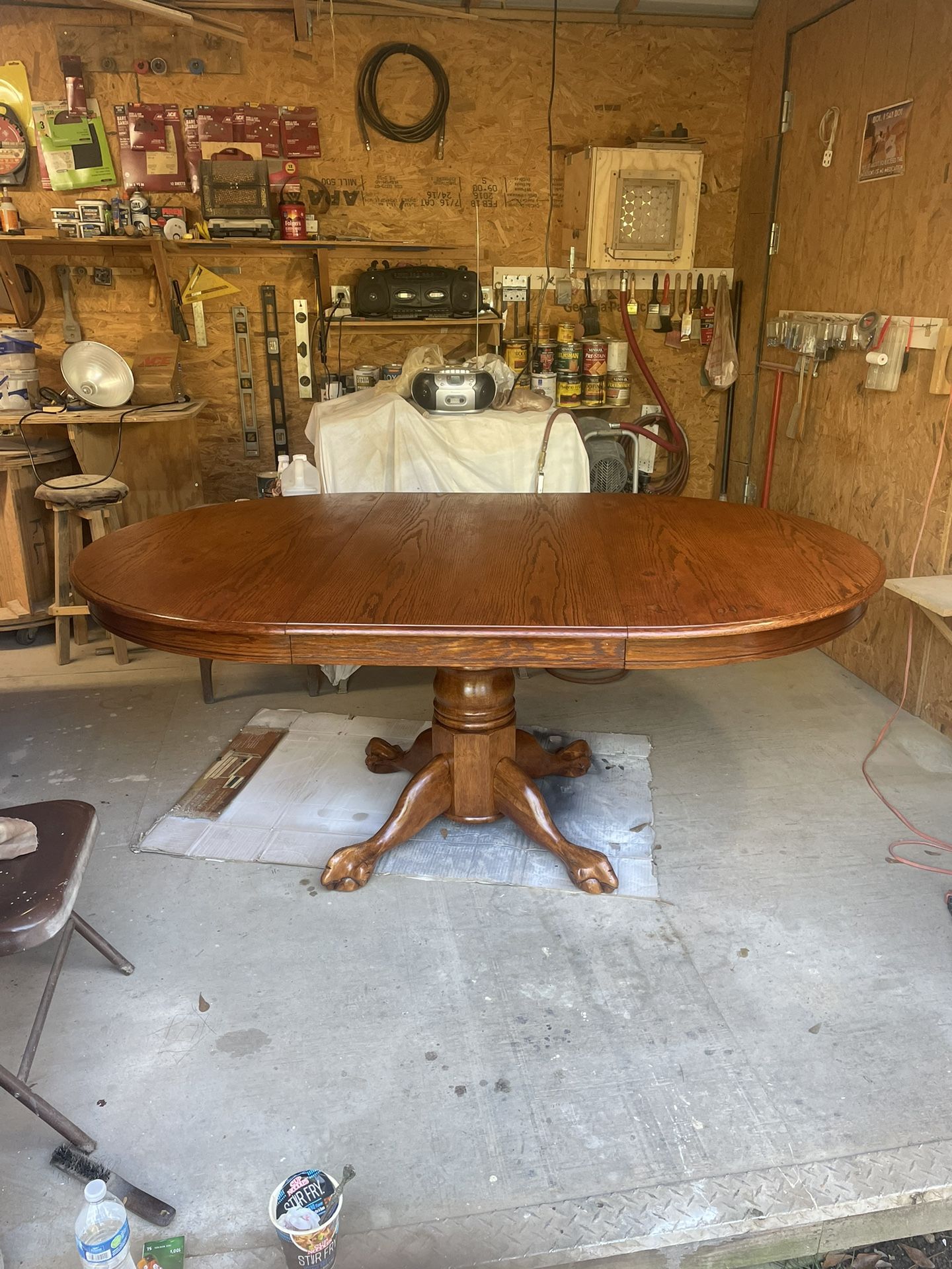 Antique Eagle Claw Table