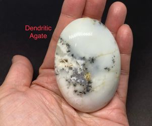 Dendritic Agate Polished Stone from Madagascar 99g