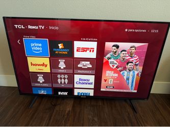 TV TCL 4k smart tv Roku 55 inch