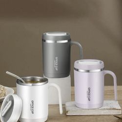 1pc NEW Insulated Stainless Steel Coffee Cup ( random color)
