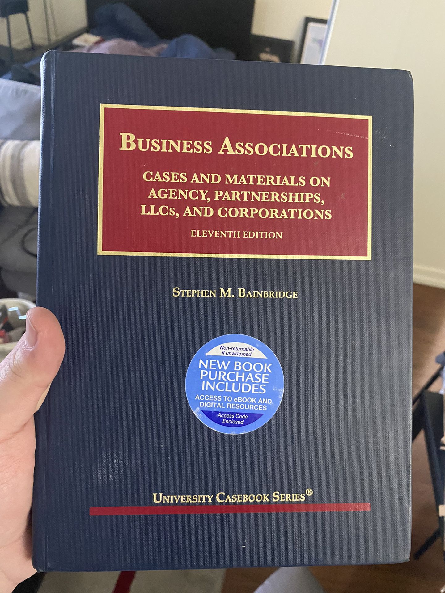 Business Association Book 11th Edition  Stephen M Bainbridge