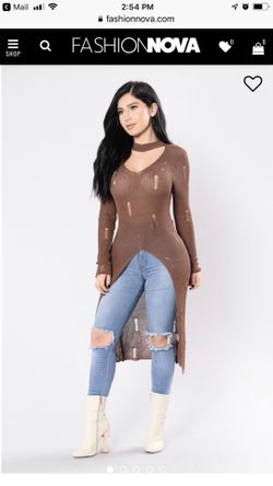 Fashion Nova - Breaking Hearts Sweater - Size Medium/ Large - New