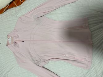 Pink Full-Zip Athletic Jacket