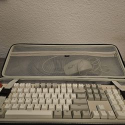 Retroy-style Mechanical Keyboard + Mouse + Case