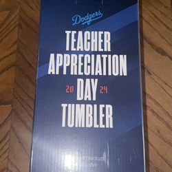 2024 LA Dodgers Teachers Appreciation Night Tumbler Cup