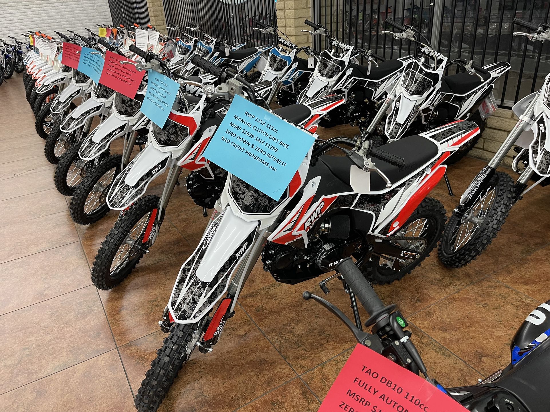 Brand New 125cc Dirt Bikes And Motorcycles