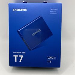 Portable 1TB SSD - SAMSUNG T7 Blue* NEW*