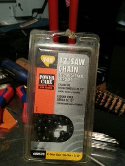 12" SAW CHAIN LOW KICKBACK CROME