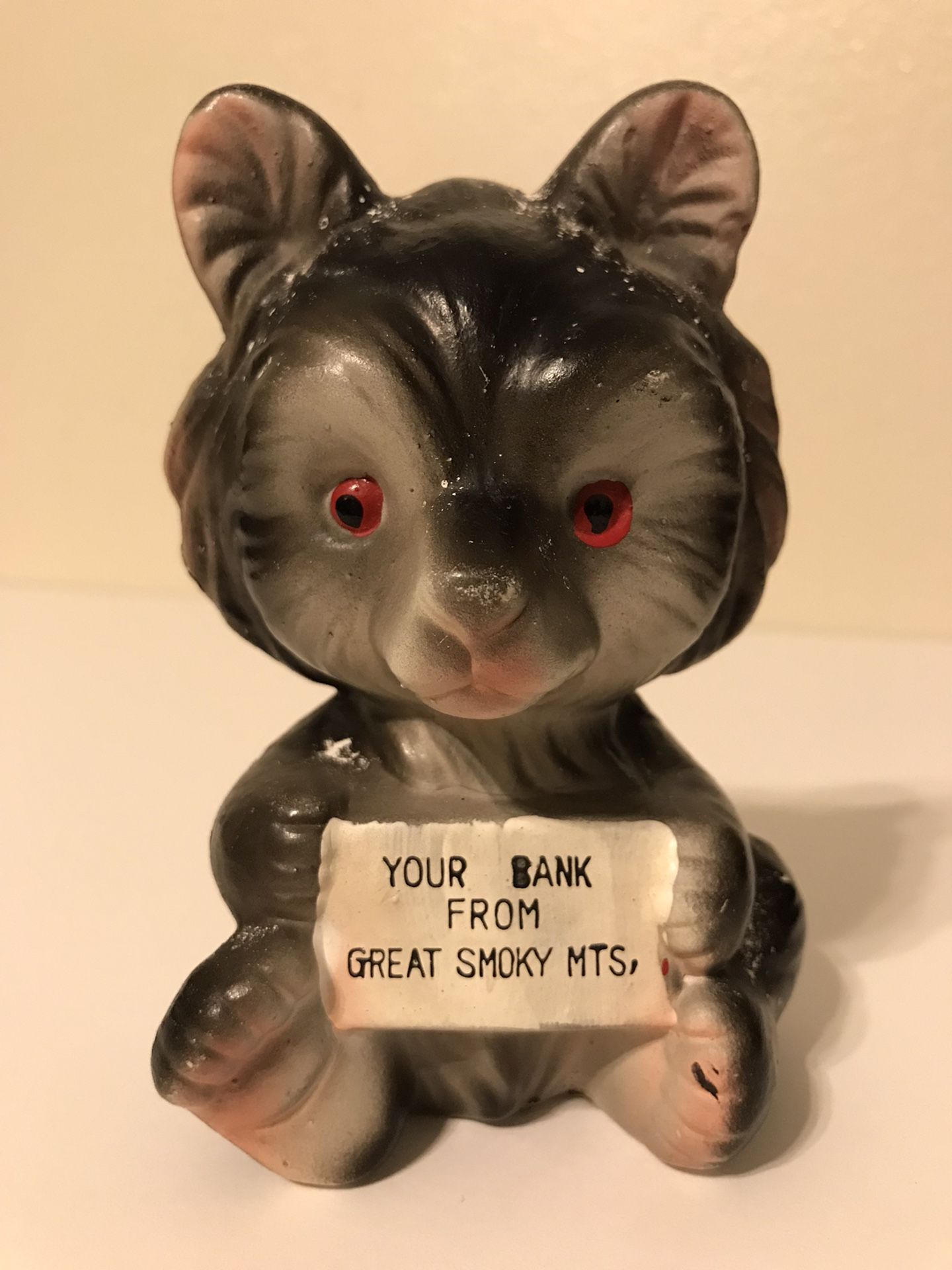 Vintage 1950’s “Your Bank From Great Smoky Mts.” Coin Bank made in Japan