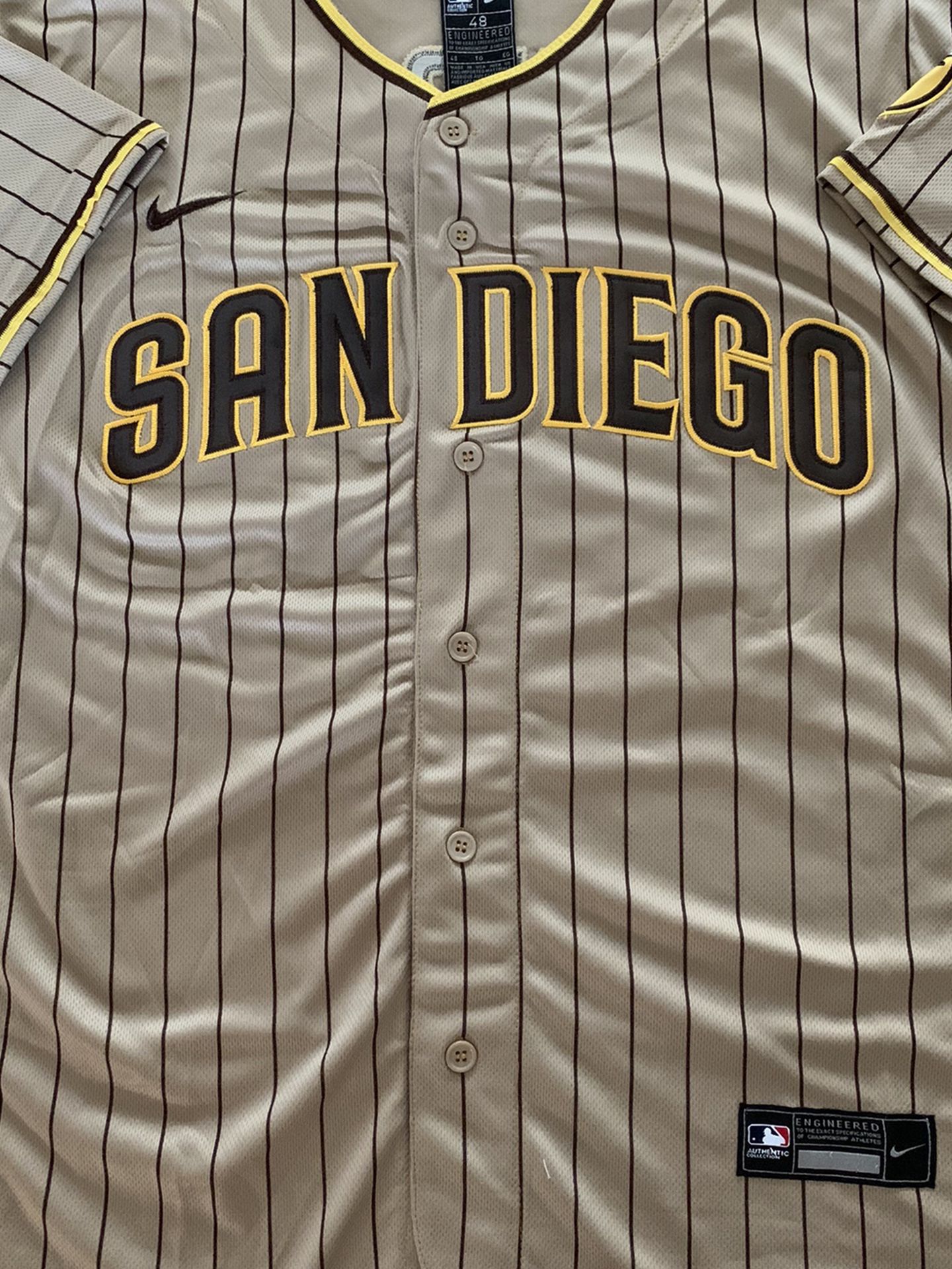 Fernando Tatis Jr Tan San Diego Padres Stitched Jersey NEW