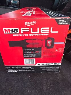 M18 blower attached