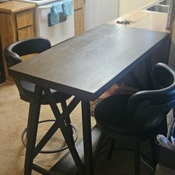 High Table w/ two stools