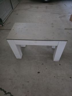 Rustic step stool or coffee table