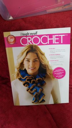 I taught myself crochet book