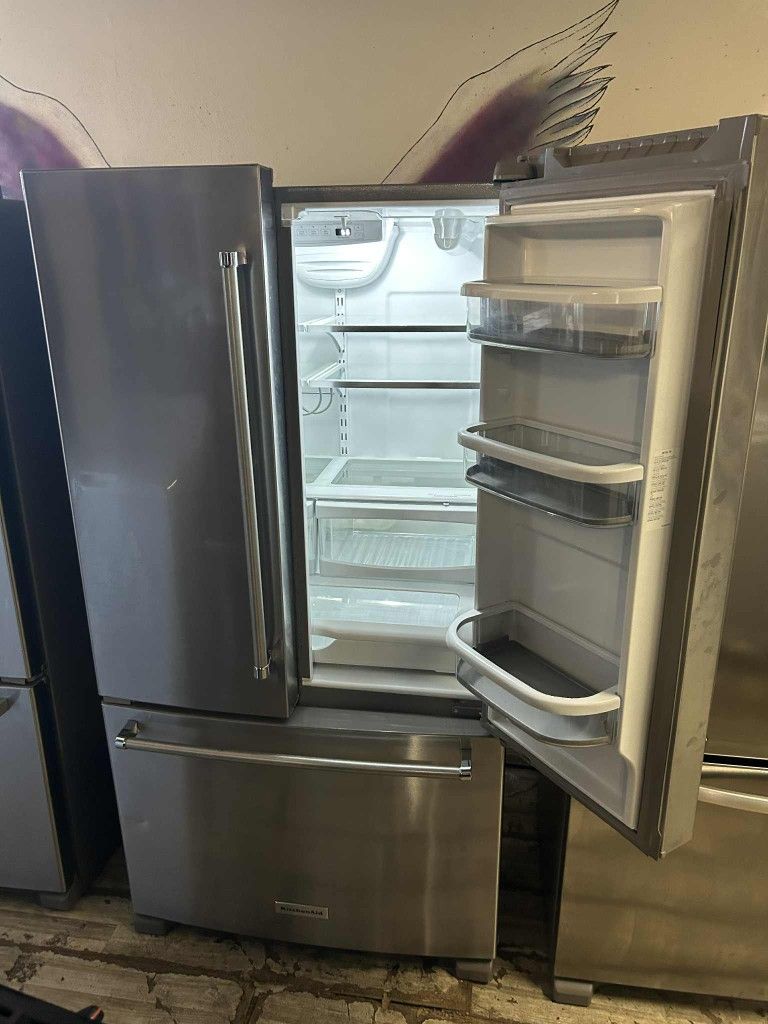 Stainless Steel Kitchen Aid Refrigerator