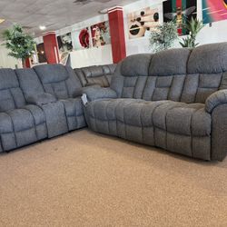 Sofá And Love Seat Reclining 