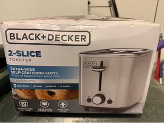 Black and decker toaster