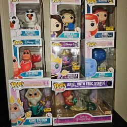 Disney The Little Mermaid Funko Pop Collection 