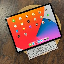 Apple iPad Pro 12.9 Inch 4th Gen Tablet - PAY $1 TODAY TO TAKE IT HOME AND PAY THE REST LATER