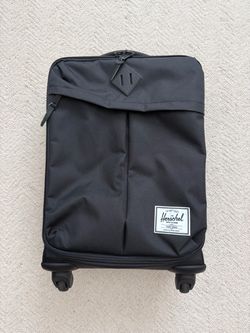 Herschel Supply Black Rolling Carry-On Luggage