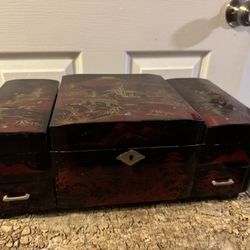 Asian Jewelry Box Vintage 