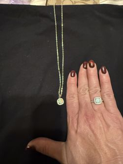Opal Necklace & Ring Set
