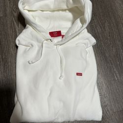 Supreme Small Box Hooded Sweatshirt 'White'