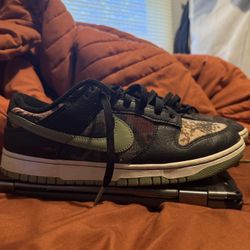 Nike Dunk Low Crazy Camo, Size 10