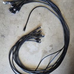 (10) 5 Ft Ethernet Cables Modem Cat 5 6 7