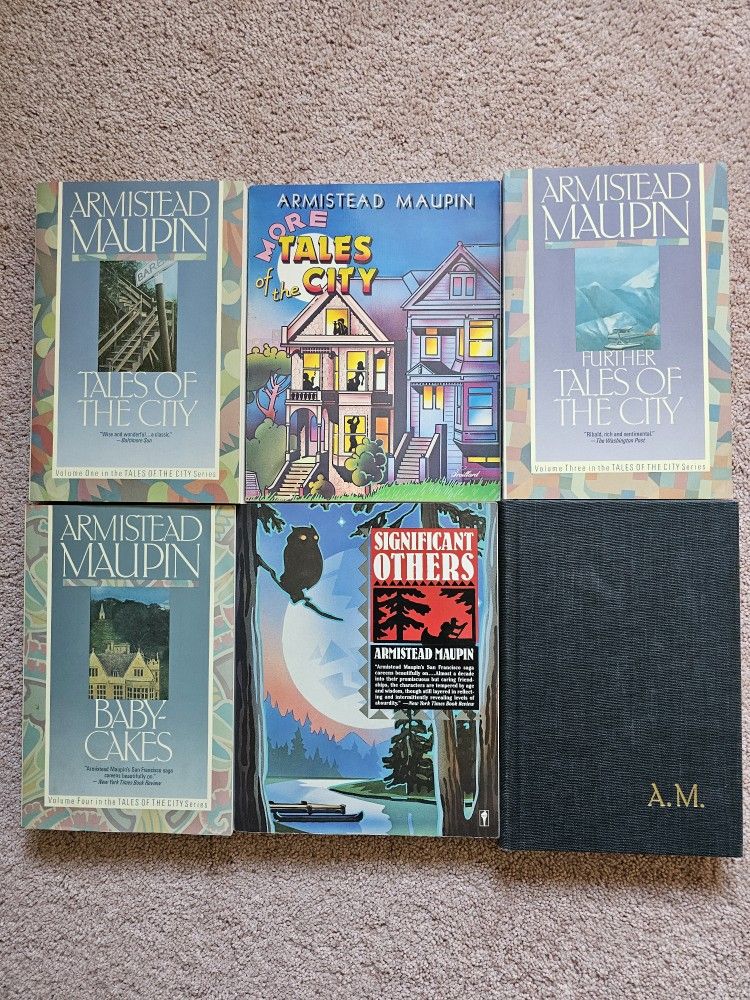 Original 6 Tales of the City novels by Armistead Maupin 