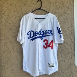Dodgers Adult Xl Fernando Valenzuela Jersey 