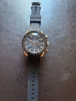 Benyar Chronograph Watch Rose Gold Black
