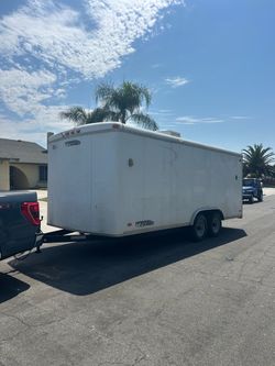 ENCLOSED TRAILERS,  20’ X 8’, TITLE IN HAND