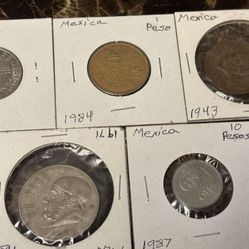 Coin of Mexico  , , 5 coin for collection