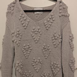Chicwish Knitted Heart Sweater