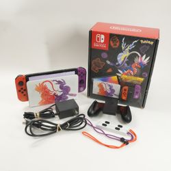 Nintendo Switch OLED Console Gaming System HEG-001 Pokemon Scarlet & Violet Edition