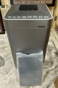 Nuwave 47003 Oxypure Air Purifier Cleaner - Large Area Smart HEPA Nuwave Whole House Air Purifiers, Oxypure Smart Air Purifier 5 Stage Tower Structure