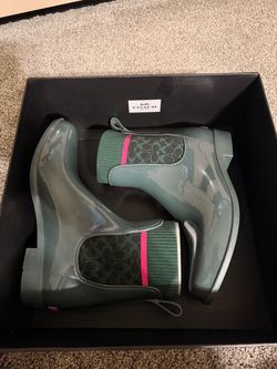 Beautiful Rubber rainbootie Coach