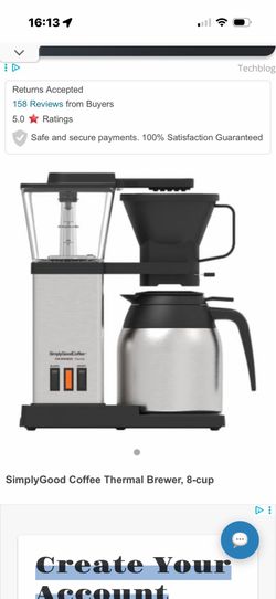 Coffee Thermal Brewer, 8-cup