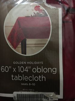Beautiful Red table cloth