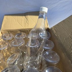 16 New Plastic Bottles With Pour Spouts And Tops