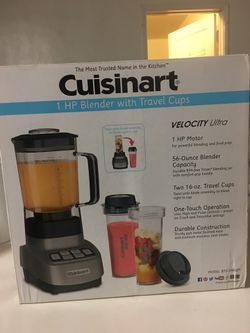 Cuisineart 1HP Blender with Travel Cups